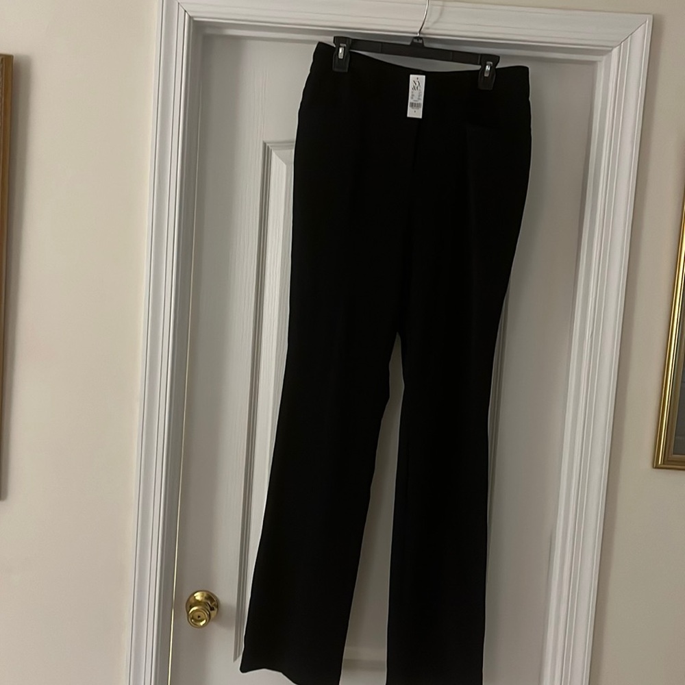 Ladies High Waist Black Pants